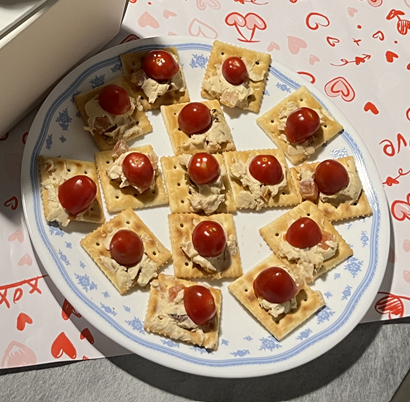 홈파티 준비 크림치즈 카나페 만들기